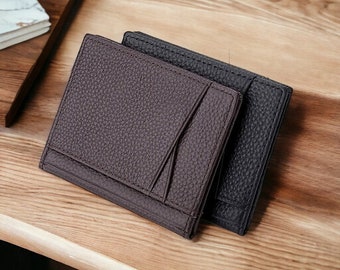 Portefeuille mince et doux pour homme | Porte-cartes de crédit court | Petits porte-cartes minces pour homme | Sac à main pour hommes | Portefeuille fin | cadeau parfait pour lui |