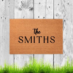 Personalized Custom Door Mat for Home Entrance, Business, Shops, Store, Brands - Non-Slip, Hand painted, Premium Quality