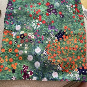 Handmade Waterproof Sit Mat: Padded Cotton Top, Nylon Base