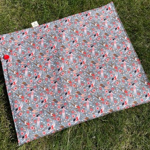 Waterproof Padded Sit Mat: Wild Swim Design, Hiking Camping
