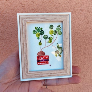 Quadro con succulenta