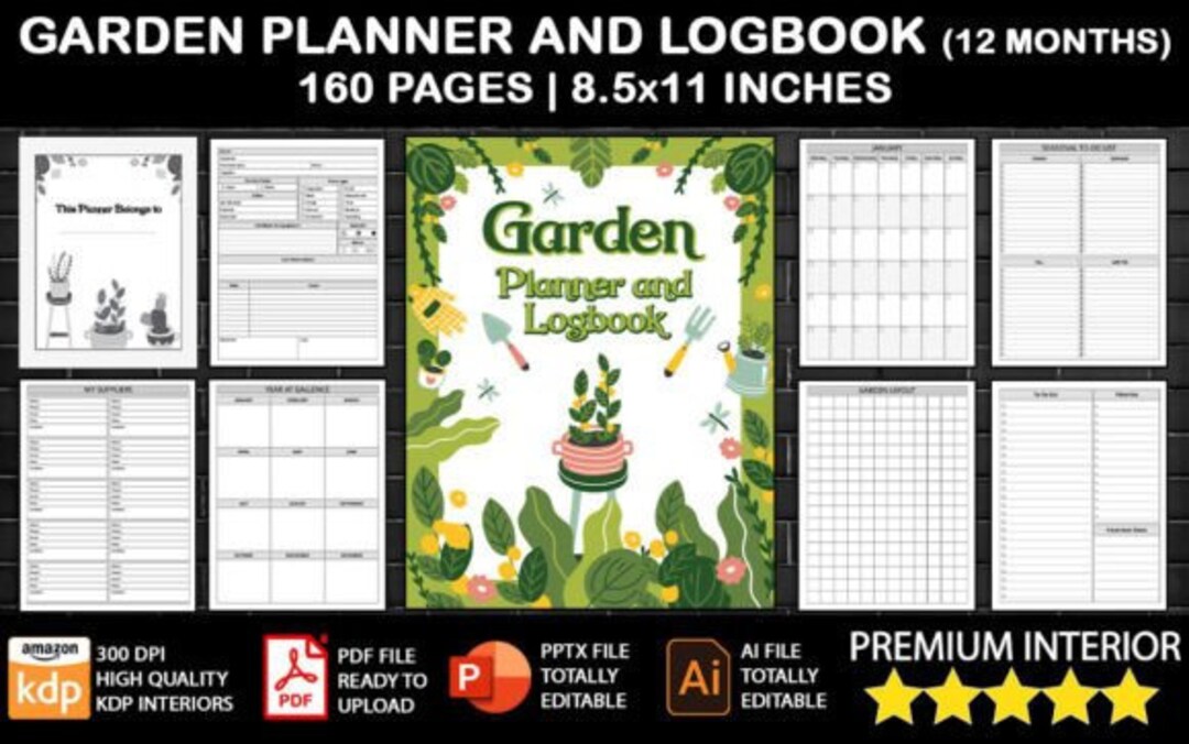 3 Vegetable Growing Planner Printable // Allotment and Garden Calendar ...