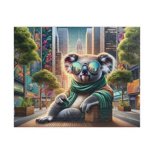 Urban Koala: City Chill - Nature Lovers Jigsaw Puzzle