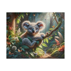 Whimsical Koala: Forest Whispers - Nature Lovers Jigsaw Puzzle