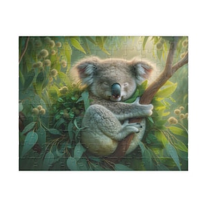 Plush Serenity: Koala Bliss - Nature Lovers Jigsaw Puzzle