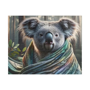 Koala Charm: Wildlife Elegance - Nature Lovers Jigsaw Puzzle