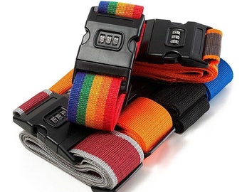 Sangle De Bagage Personnalisée Avec Nom Brodé, étiquettes De Bagage