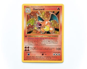 shining charizard first edition gold card 1st Metal - Collector's Rare Shiny Card Shining Charizard 1st Edition Custom