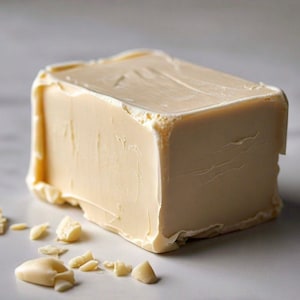 Organic Raw Cacao Butter 100% Pure Natural Unrefined Food Grade Cacao Skin, Hair, Moisturizer, Soap, Cream and Lotions Vegan - Cold Pressed