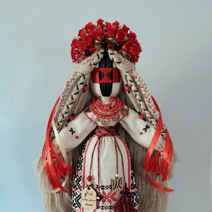 Handmade art craft doll - Ukrainian tradition