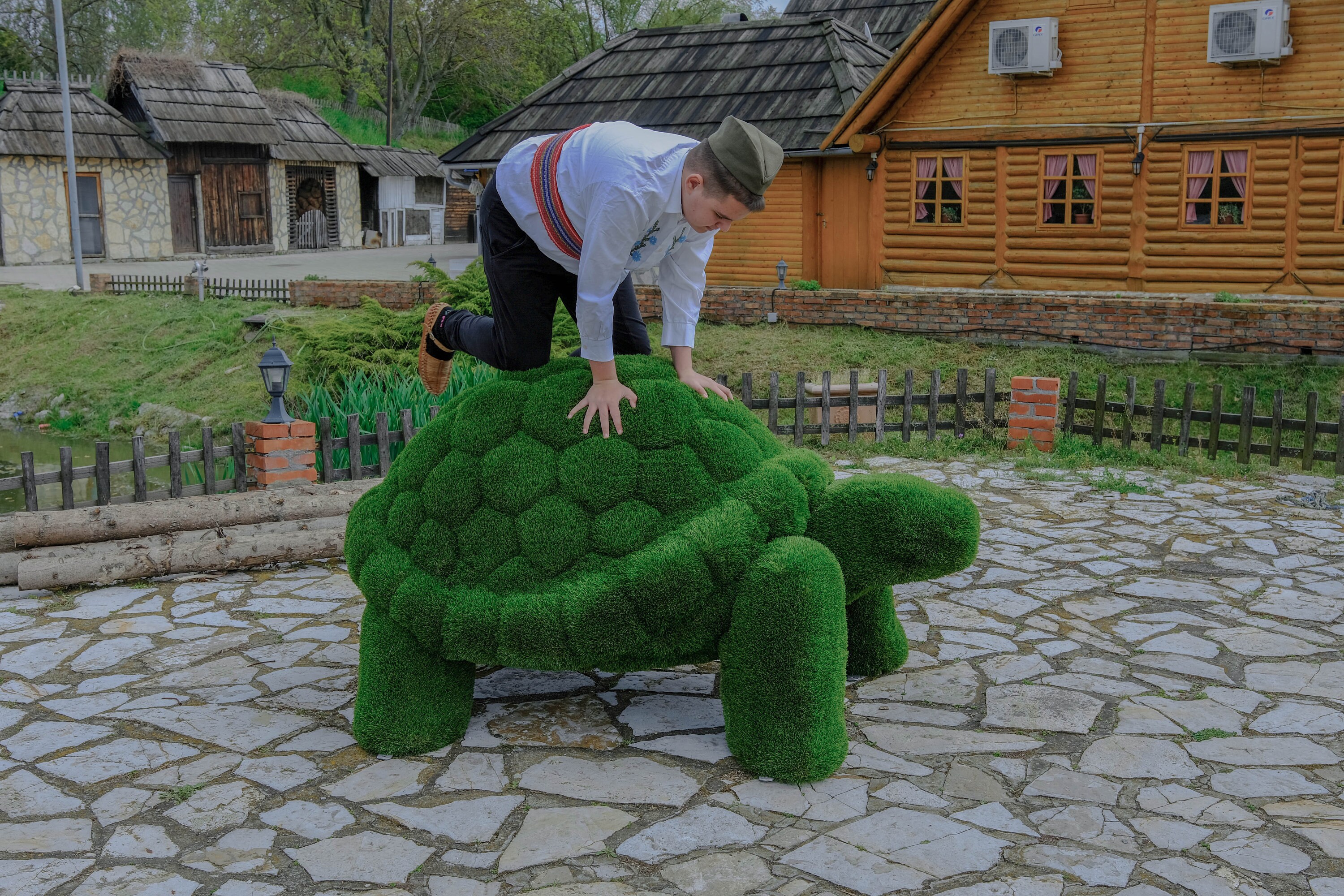 Turtle Artificial Grass Topiary Fugures - Etsy