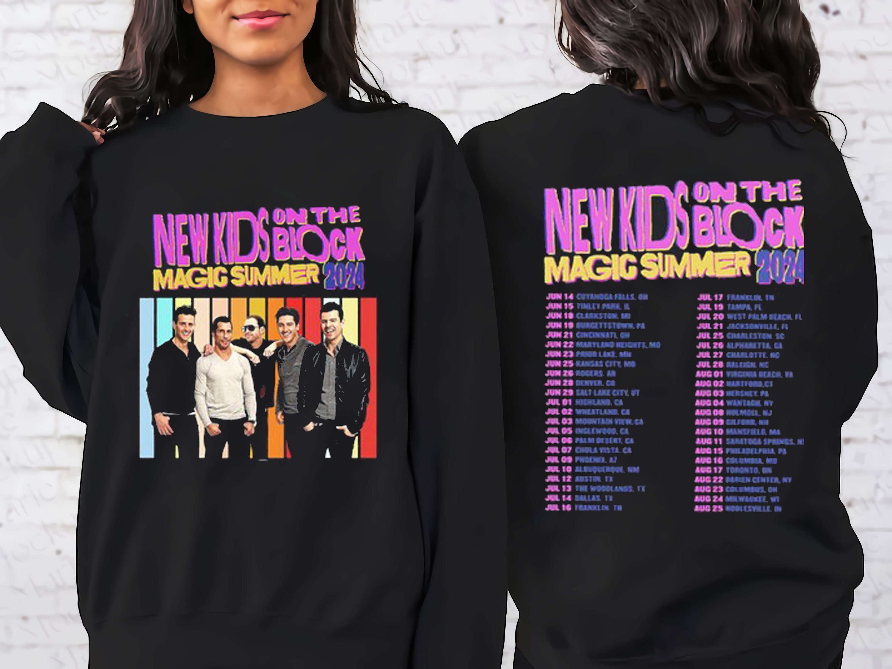 The Magic Summer Tour 2024 New Kids on the Block Png New Kids Etsy