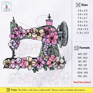 Sewing Machine Embroidery Design Floral Sewing Machine Embroidery Beautiful Sewing Embroidery Flowers Sewing Design Colorful Machine Design