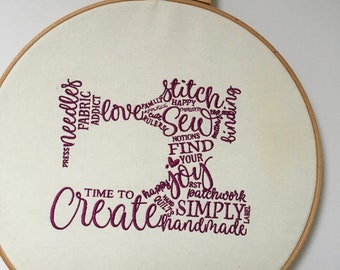 Sewing Machine Embroidery Design Machine Embroidery Word art Sewing Machine Word art Pattern Embroidery Machine PES DST Digital files