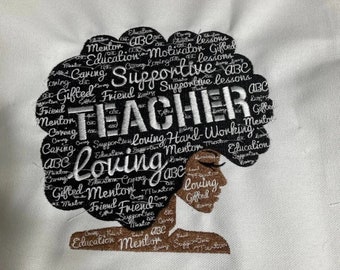 Teacher Embroidery Designs Trending Teacher Embroidery Designs Teacher Black Embroidery Designs Teacher Word Art Embroidery Files