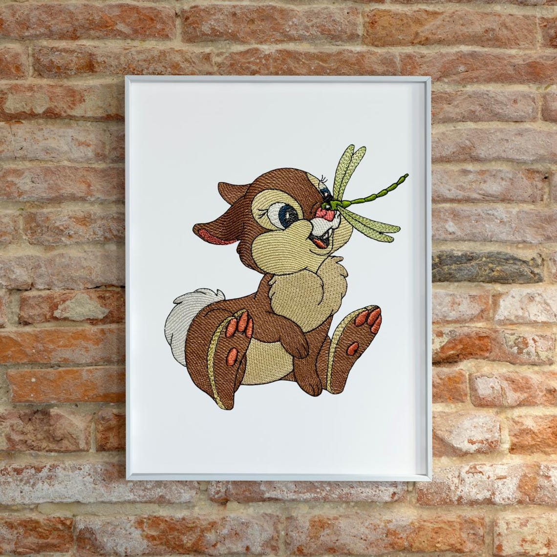 Bunny Thumper Embroidery Design Bambi Movie Designs Dragonfly ...
