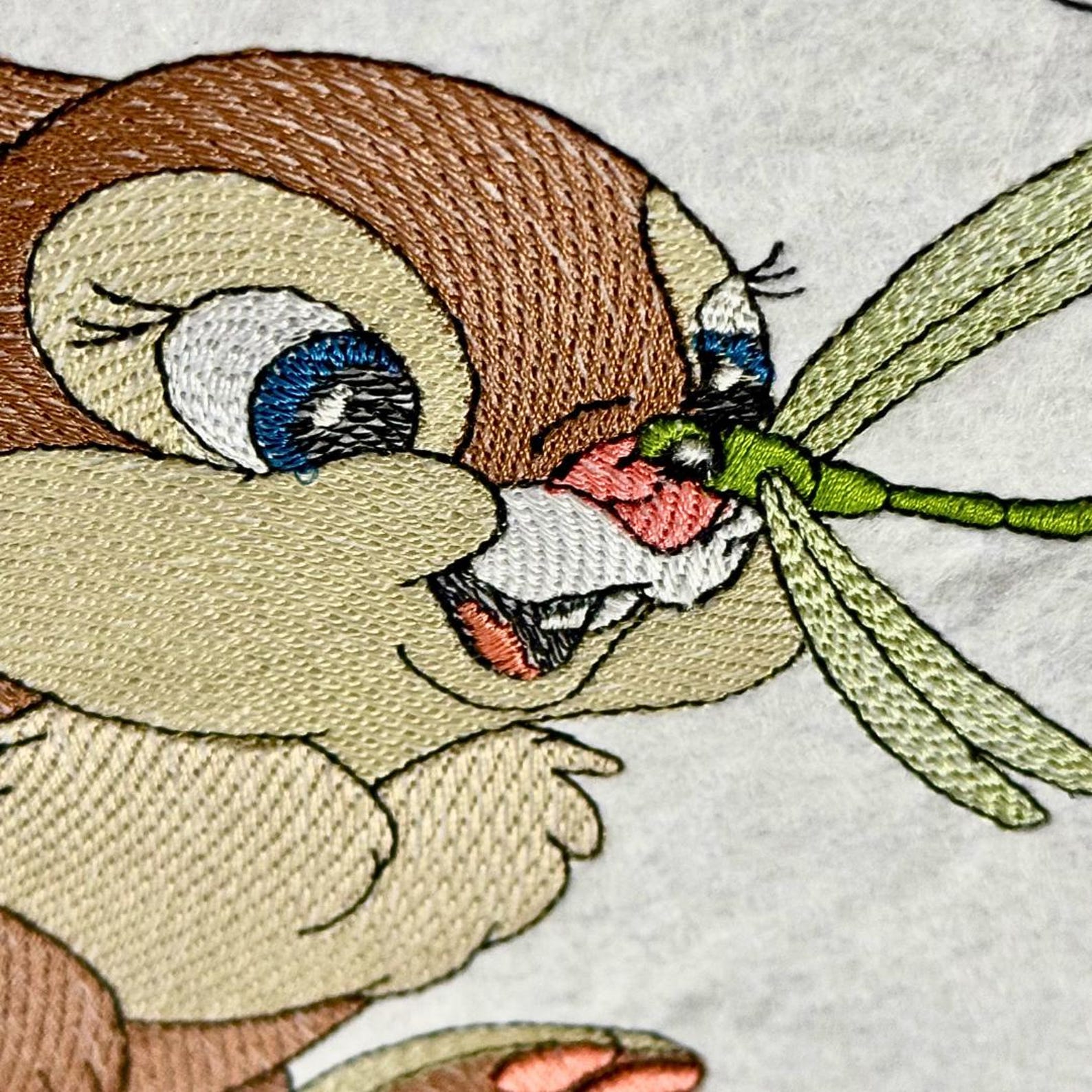 Bunny Thumper Embroidery Design Bambi Movie Designs Dragonfly ...