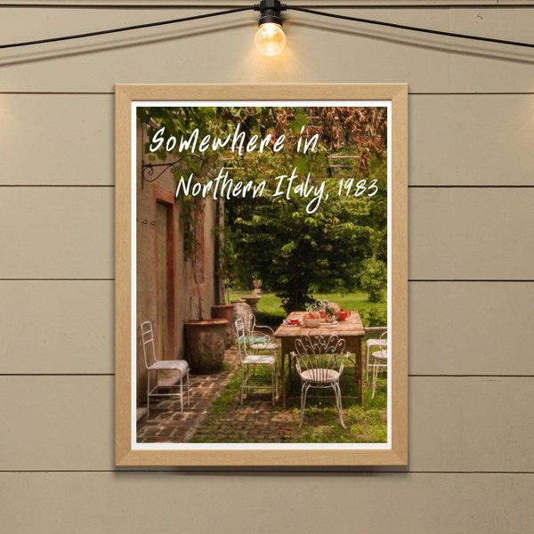 Call Me By Your Name Poster Inspired Digital Art Print, Art Poster for Gift, Call Me By Your Name Poster Download, Home Decor