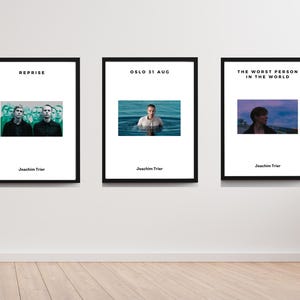 Minimalist Movie Poster Set: Joachim Trier Films (Digital Download)