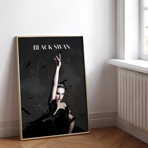 Black Swan Movie Poster: Inspired Digital Art Print (Digital Download)