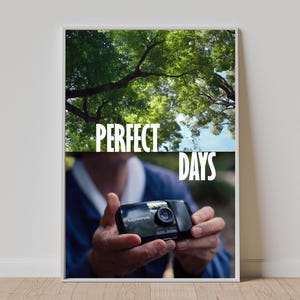 Perfect Days Movie Poster , Perfect Days Print Poster, Wall Decor, Gift Ideas, Printable Wall Art, Instant  Download