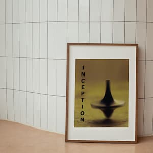 Affiche du film Inception : impression d&#39;art numérique inspirée (téléchargement numérique)