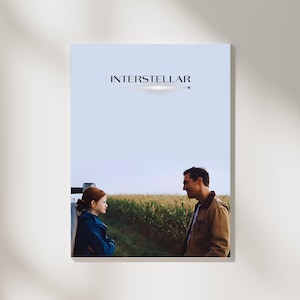 Interstellar Movie Poster Art Print: Minimalist Home Decor (Digital Download)