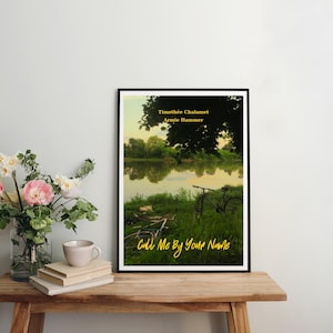 Call Me By Your Name Movie Poster: Minimalist Digital Art Print (Digital Download)