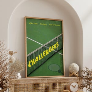 Challengers Movie Poster: Minimalist Digital Art Print (Digital Download)