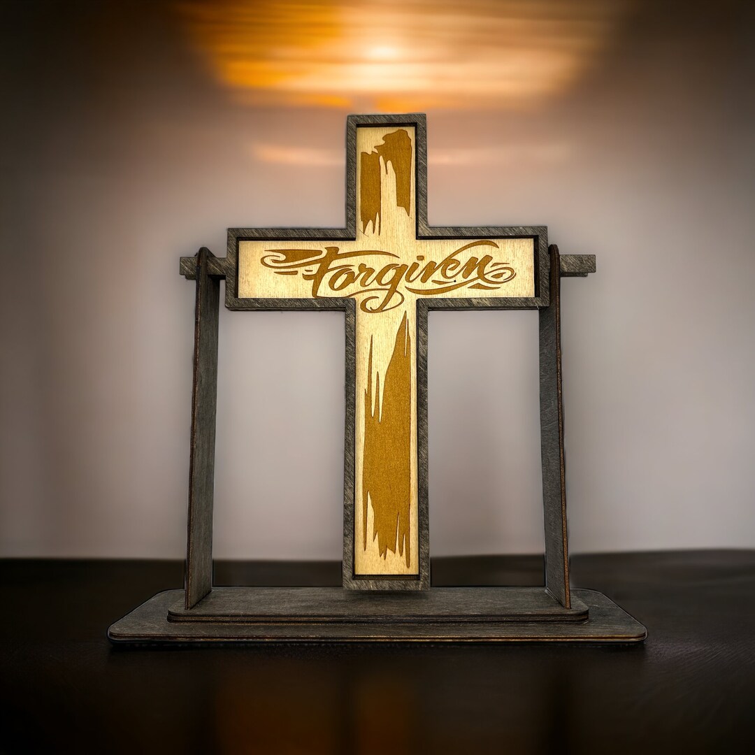 Interchangeable Cross Shaped Frame SVG, Lightburn, PDF Digital