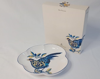 Royal Copenhagen Blue Pheasant Set 2 Trio Vintage Tea Coffee Сup