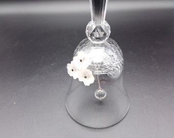 Swarovski Crystal Dinner Glocke, Exquisite Collection, klare Blume, 13 cm