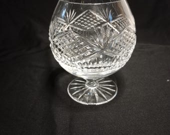 Tyrone Crystal Brandy Glass, Irish Made, Vintage Gift (4.5" High)