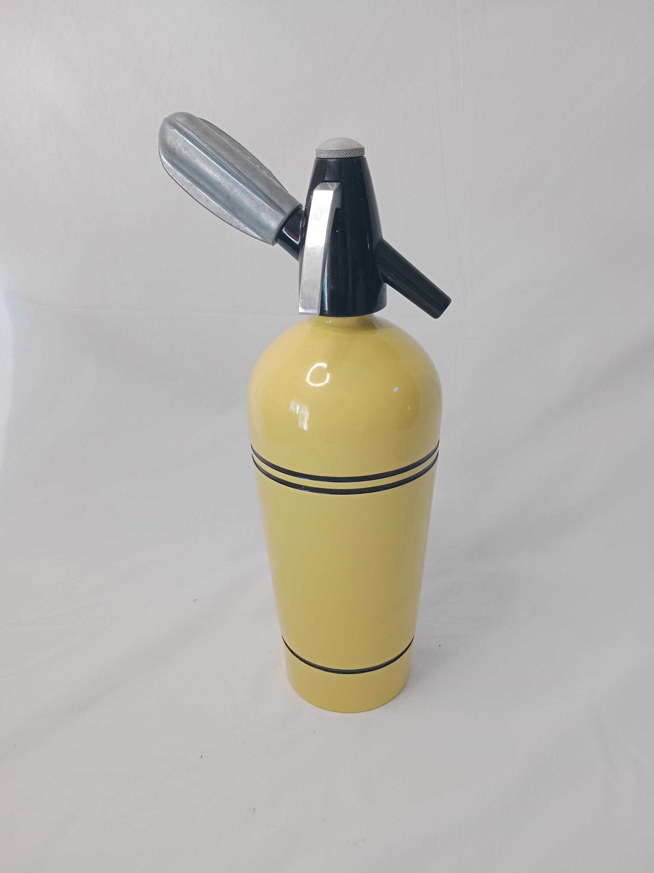 TANCHJIM SODA 中古 Vintage 1960s Heimsyphon Soda Dispenser, Yellow & Black, Mid