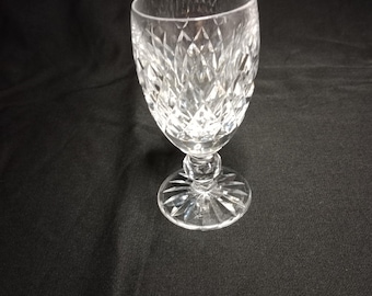 Vintage Waterford Crystal Sherry Glass, Boyne Cut Foot, Irish Barware