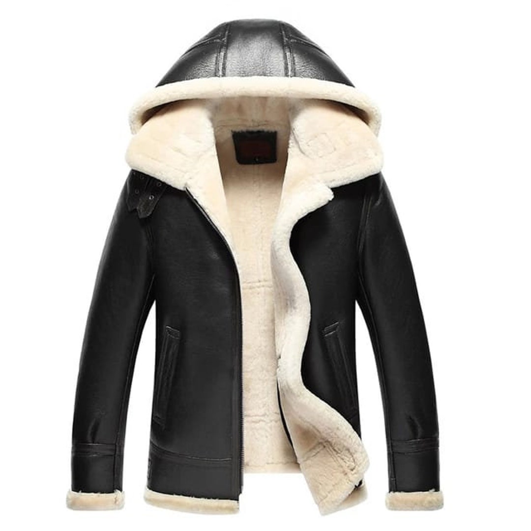 Mens B3 Bomber Fur Coat B3 Bomber Aviator Flying Flight Pilot - Etsy