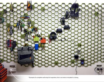 Hexahive base - Hexagon wall storage system