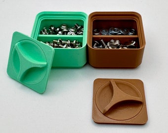 Micro items box with lid