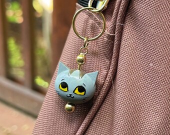 FatCat Keychain for kids backpack charm