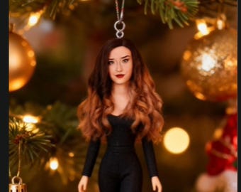 Op maat gemaakte 3D-printbare kerstversiering van een foto – Gepersonaliseerd STL-bestand – Digitale download