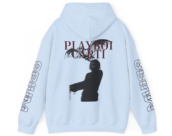 corruptkid opium play boi carti Sサイズ Playboi Carti All Red PBC I Am Music Opium Label Hoodie