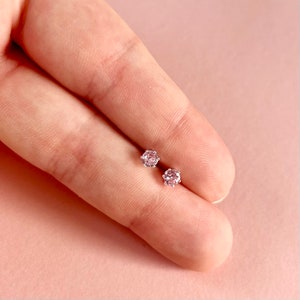 Brand New Eternity Silver Tone Cubic Zirconia Pink Pendant And Earring Set