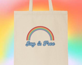 Torba bawełniana z płótna dla gejów i lesbijek LGBTQ Gay/Lesbian/Queer/Trans/Nonbinary Pride
