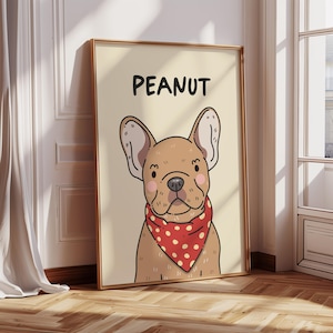 Custom Digital Hand-Drawn Pet Portrait, Cartoon Pet Portrait, Pet Portrait From Photo, Cartoon Style, Custom Gift, Digital Prints