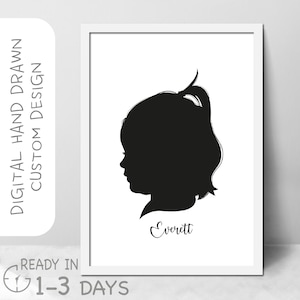 Custom Svg From Photo For You Cricut Project, Digital Sihouette Portraits From Photo, Create Pet Silhouette, Photo To Silhouette