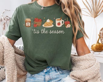 Apple Season Shirt, Apple Picking Tee, Apple Butter Festival Shirt, Fall Orchard Shirt, Autumn Harvest Tee, Cute Fall Festival Gift