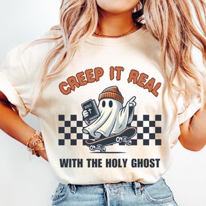 Christian Halloween shirt, Comfort Colors® tee, church tshirt, fall christian t-shirt, youth group shirt, holy spirit shirt, holy ghost host