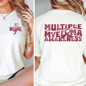 multiple myeloma cancer awareness shirt, multiple myeloma hope shirt, burgundy cancer ribbon shirt, multiple myeloma support t-shirt,