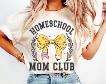 Homeschool mom shirt, comfort colors home school tee, homeschool mama gift, homeschool tshirt, gift for homeschool mom