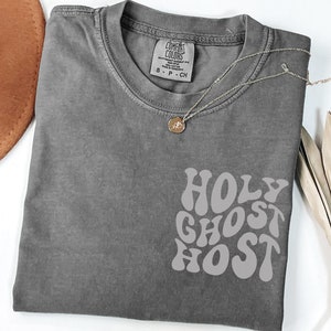 Christian Halloween shirt, Comfort Colors® tee, church tshirt, fall christian t-shirt, youth group shirt, holy spirit shirt, holy ghost host